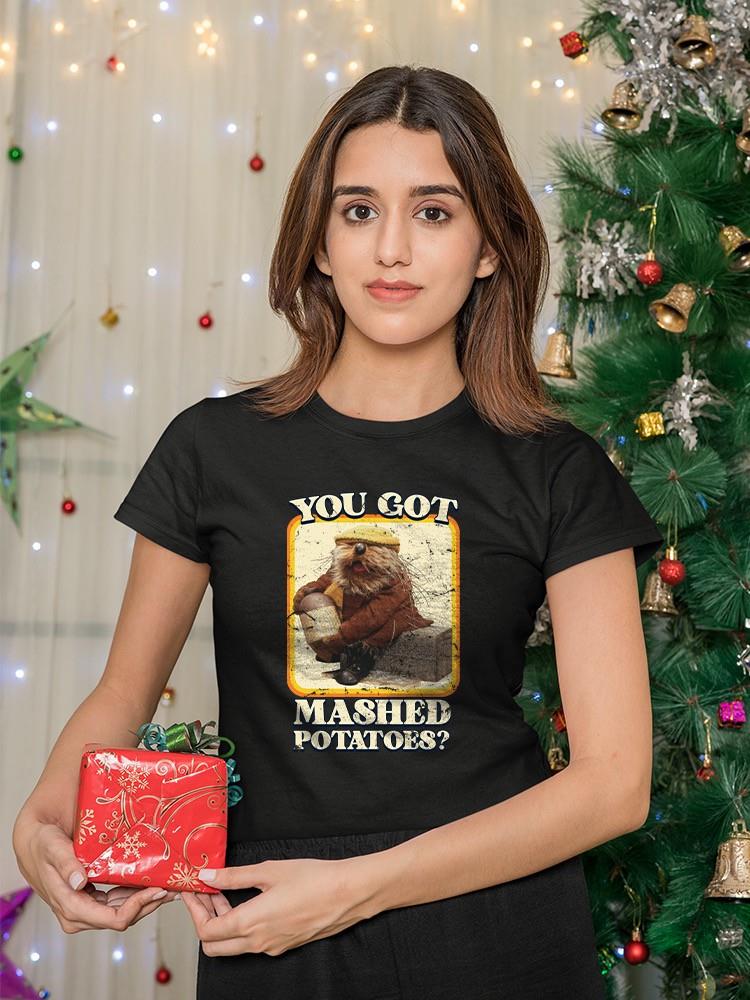 Funny Mashed Potatoes Vintage Graphic Women's T-shirt - Picture 6 of 22