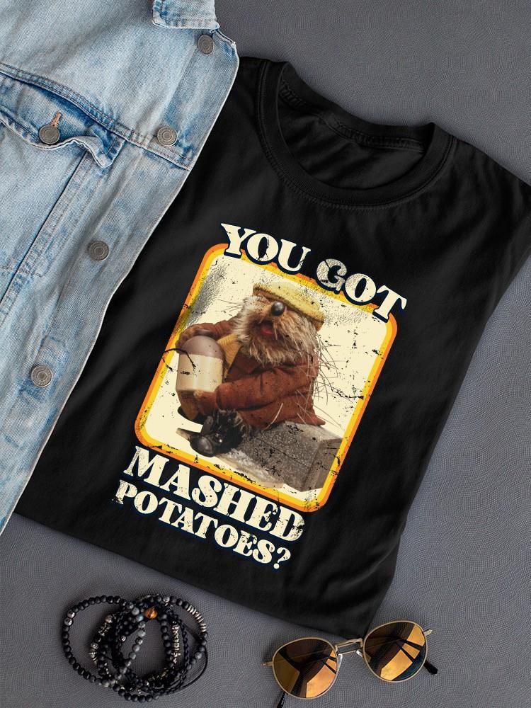 Funny Mashed Potatoes Vintage Graphic Women's T-shirt - Picture 7 of 22