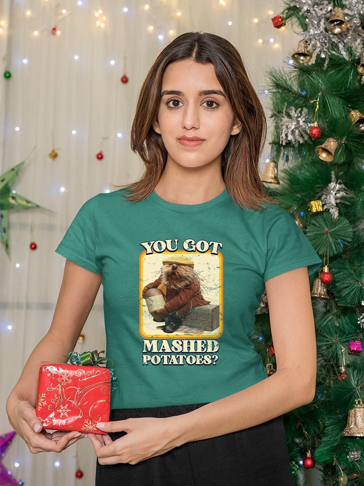 Funny Mashed Potatoes Vintage Graphic Women's T-shirt - Picture 12 of 22