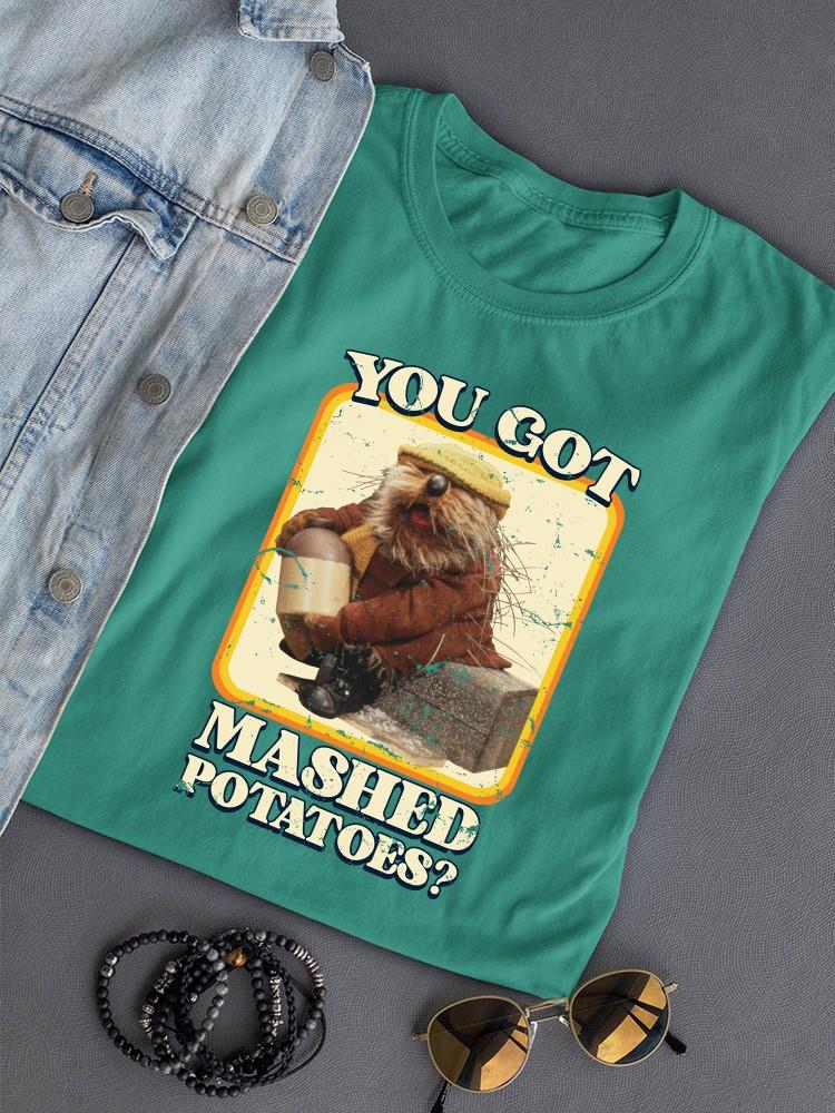 Funny Mashed Potatoes Vintage Graphic Women's T-shirt - Picture 13 of 22