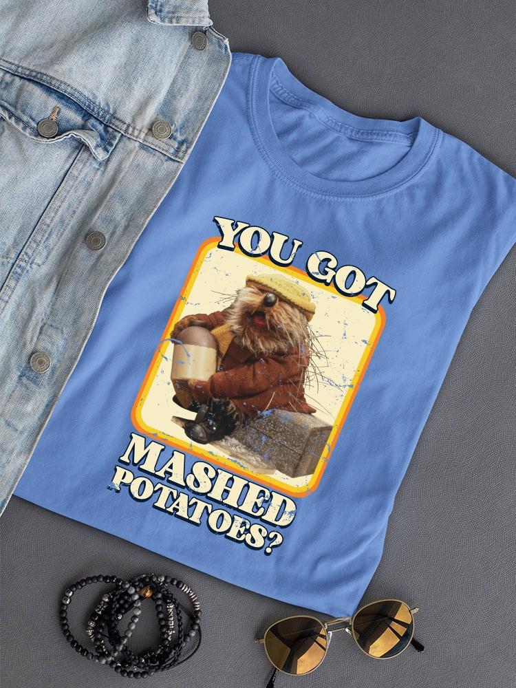 Funny Mashed Potatoes Vintage Graphic Women's T-shirt - Picture 19 of 22