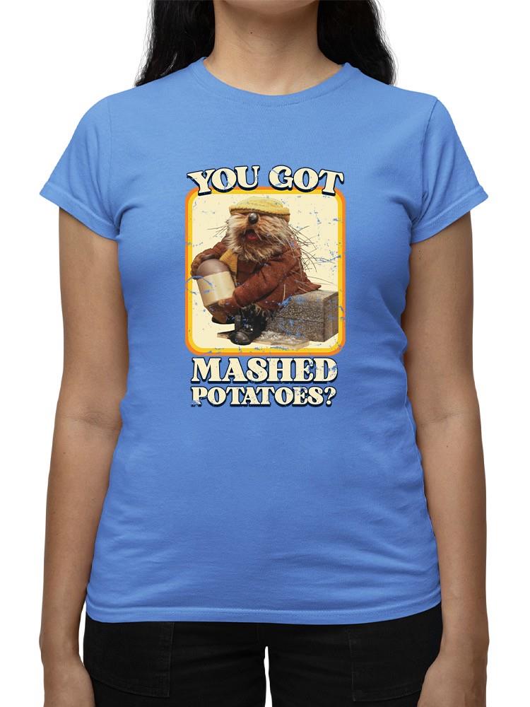 Funny Mashed Potatoes Vintage Graphic Women's T-shirt - Picture 17 of 22