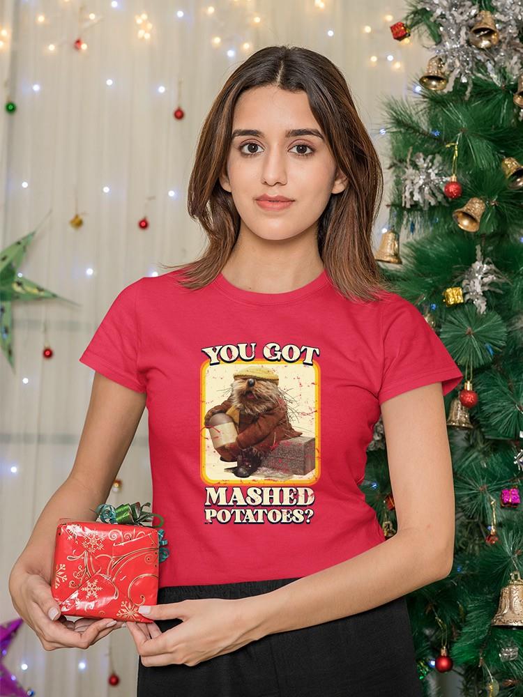 Funny Mashed Potatoes Vintage Graphic Women's T-shirt - Picture 21 of 22