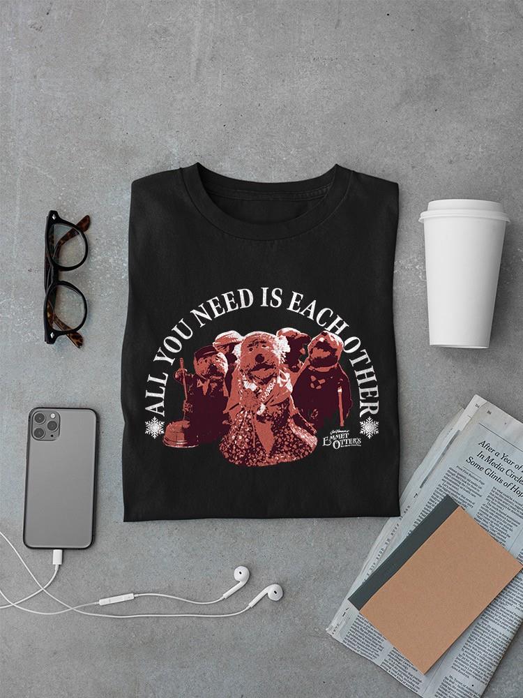 All You Need Is Each Other Nostalgic Holiday T-shirt Men's