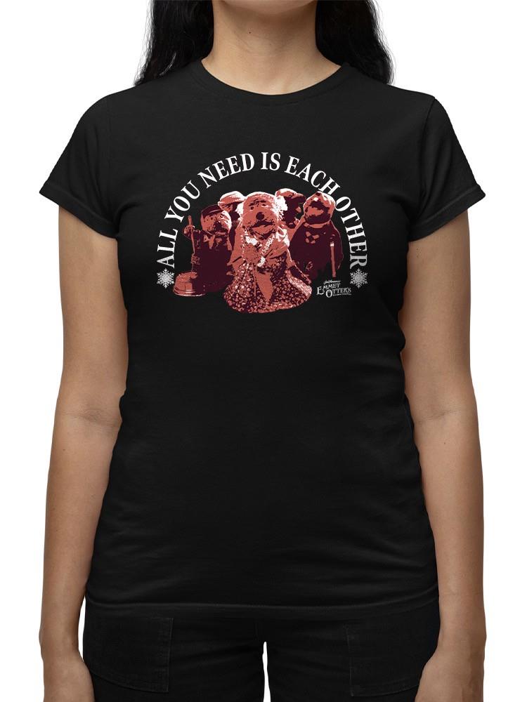 All You Need Is Each Other Nostalgic Holiday Women's T-shirt