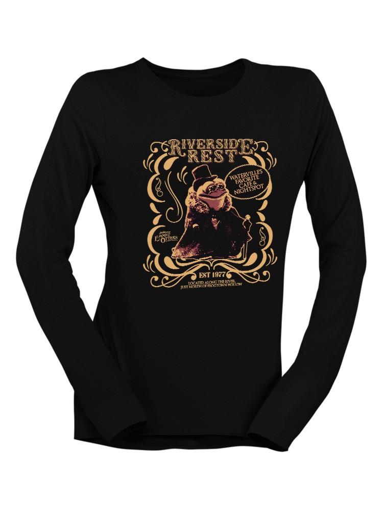 Riverside Rest Vintage Christmas Women's Long Sleeve - Picture 5 of 10