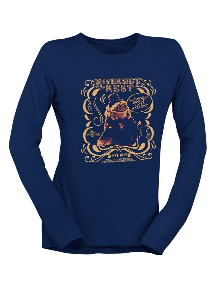 Riverside Rest Vintage Christmas Women's Long Sleeve - Picture 8 of 10
