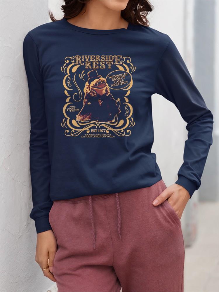 Riverside Rest Vintage Christmas Women's Long Sleeve - Picture 9 of 10