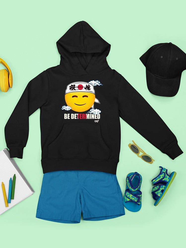 Be Determined Kanji Japanese Motivational Graphic Youth's Hoodie - Picture 7 of 19