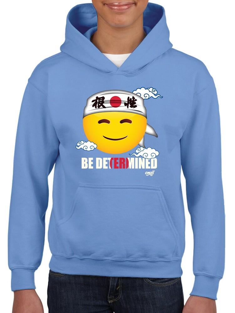 Be Determined Kanji Japanese Motivational Graphic Youth's Hoodie - Picture 14 of 19