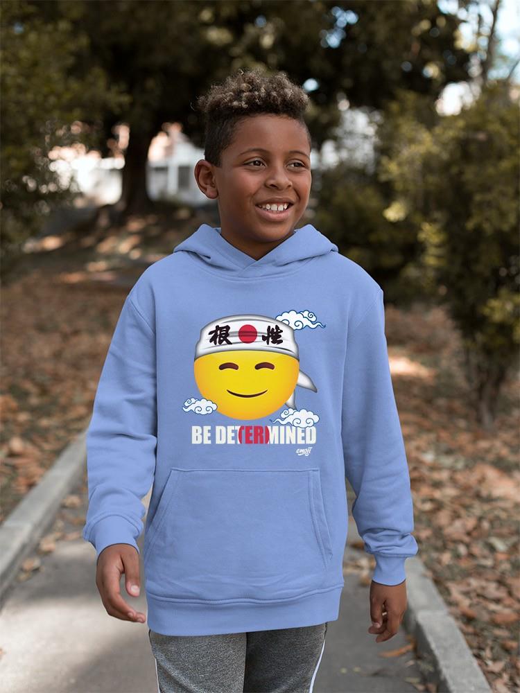Be Determined Kanji Japanese Motivational Graphic Youth's Hoodie - Picture 15 of 19
