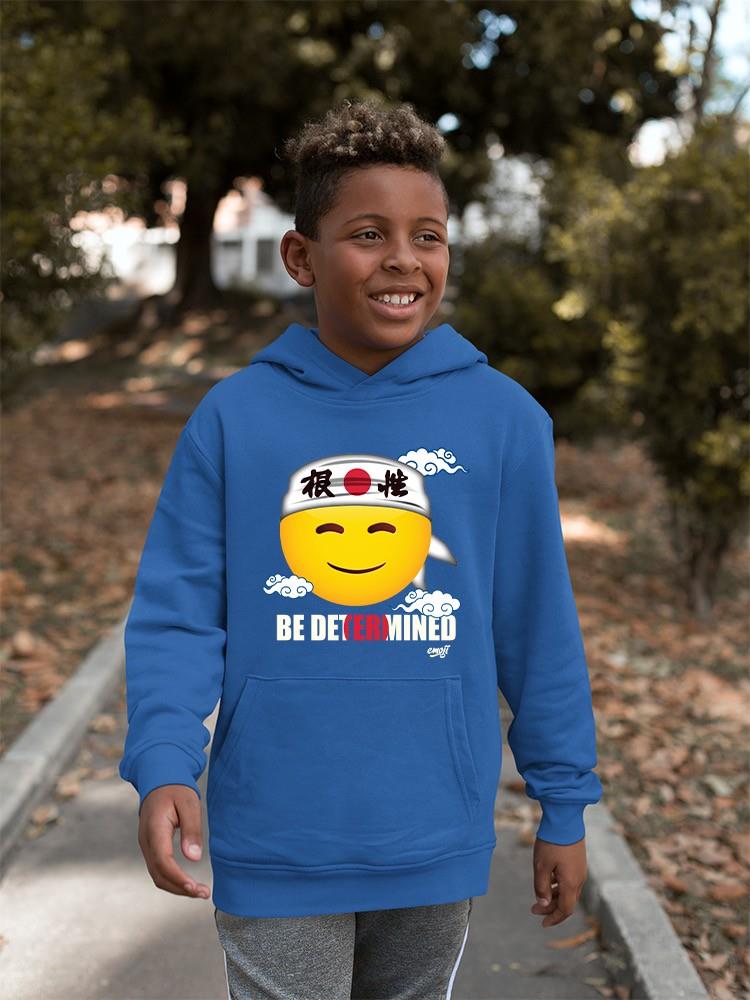Be Determined Kanji Japanese Motivational Graphic Youth's Hoodie - Picture 18 of 19