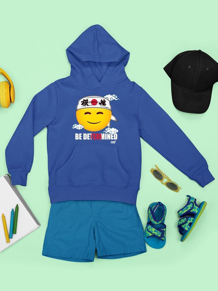 Be Determined Kanji Japanese Motivational Graphic Youth's Hoodie - Picture 19 of 19