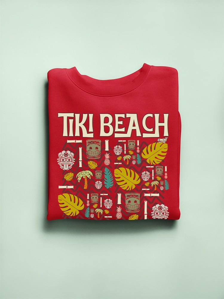 Tiki-Beach Hawaiian Vacation Vibes Graphic Women's Sweatshirt - Picture 13 of 22