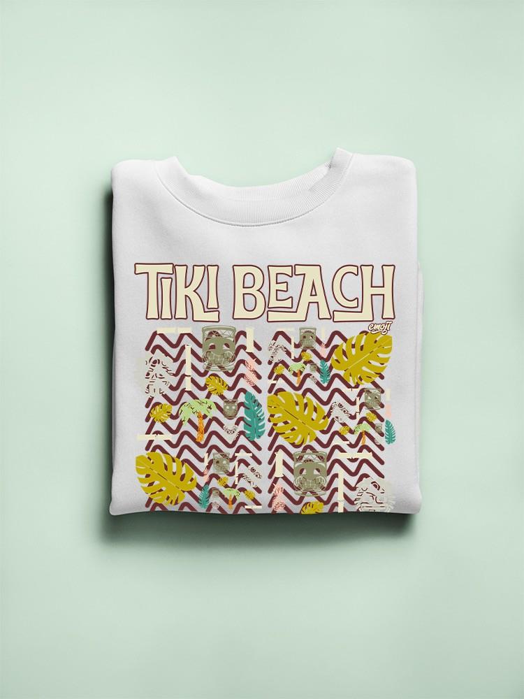 Tiki-Beach Hawaiian Vacation Vibes Graphic Women's Sweatshirt - Picture 16 of 22