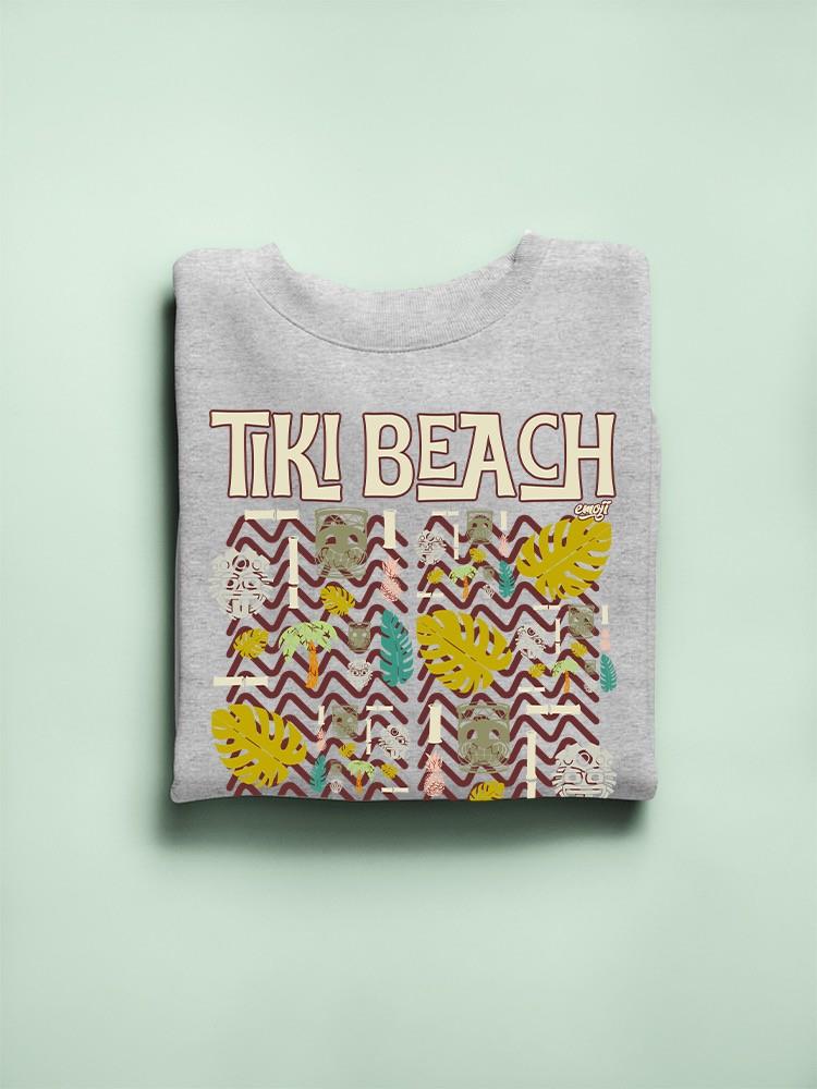 Tiki-Beach Hawaiian Vacation Vibes Graphic Women's Sweatshirt - Picture 19 of 22