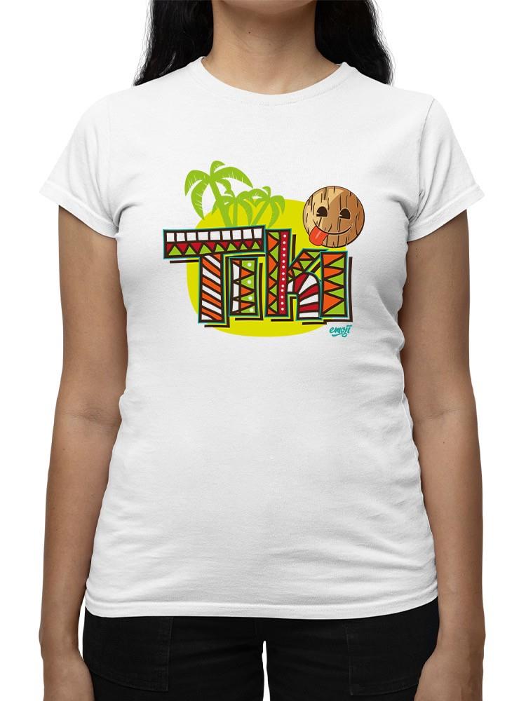 Tiki-Style Hawaiian Luau Party Graphic Women's T-shirt - Bild 5 von 7