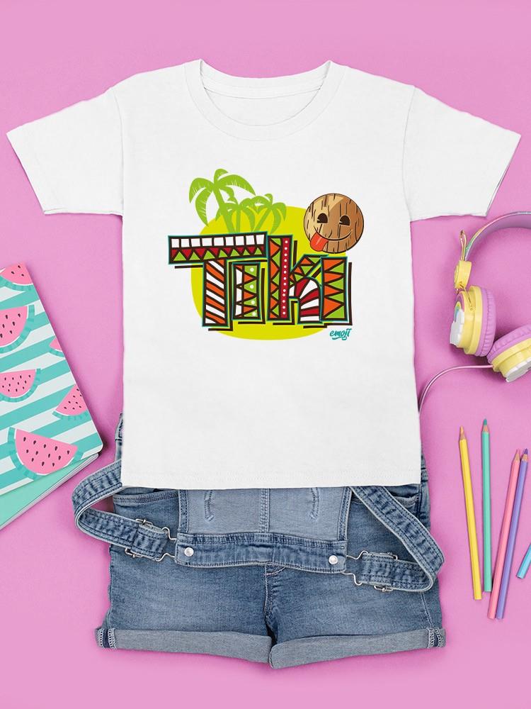 Tiki-Style Hawaiian Luau Party Graphic T-shirt - Picture 7 of 10