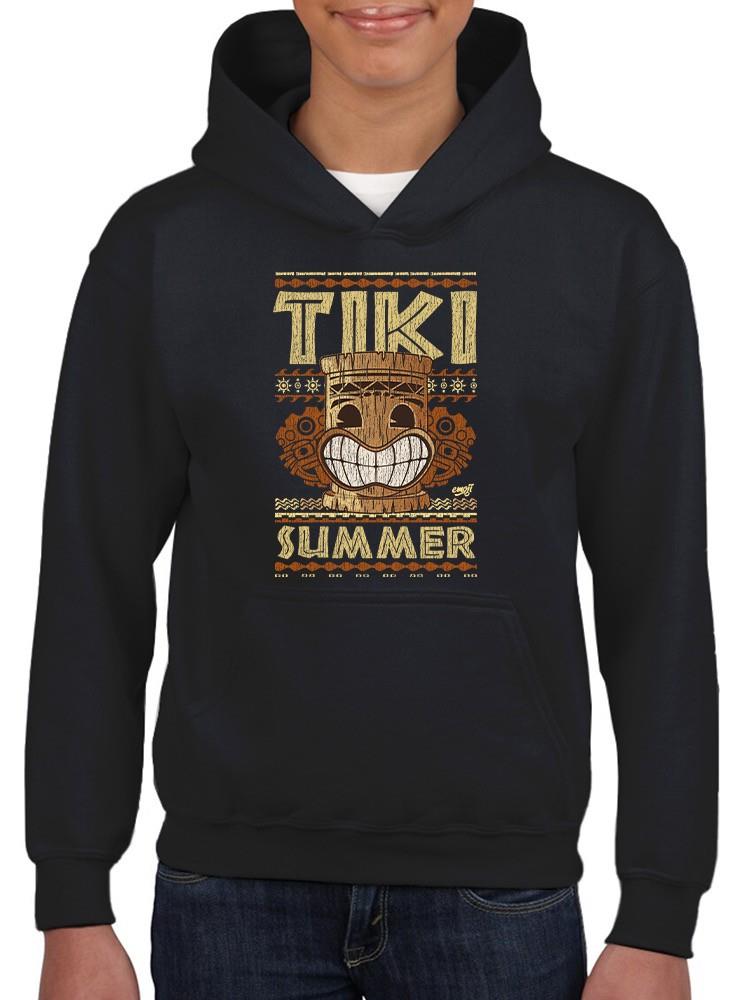 Tiki-Summer Hawaiian Tropical Vibes Youth's Hoodie - Bild 5 von 7