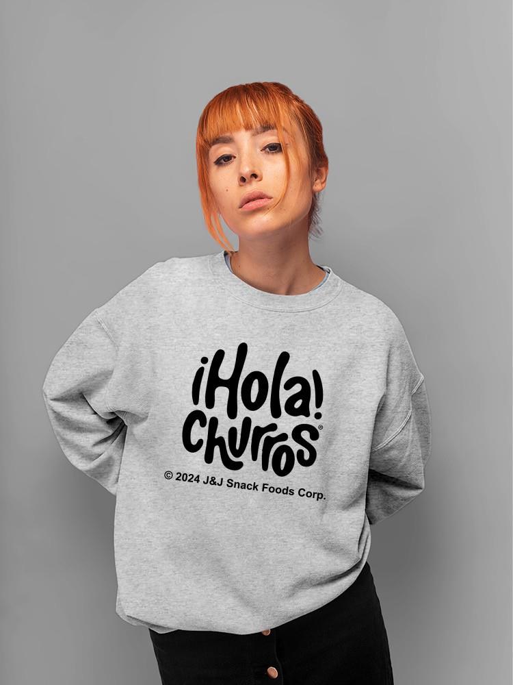 Skurriles Churro Liebhaber Design - Retro Snack-Thema Artwork Damen Sweatshirt - Bild 9 von 13