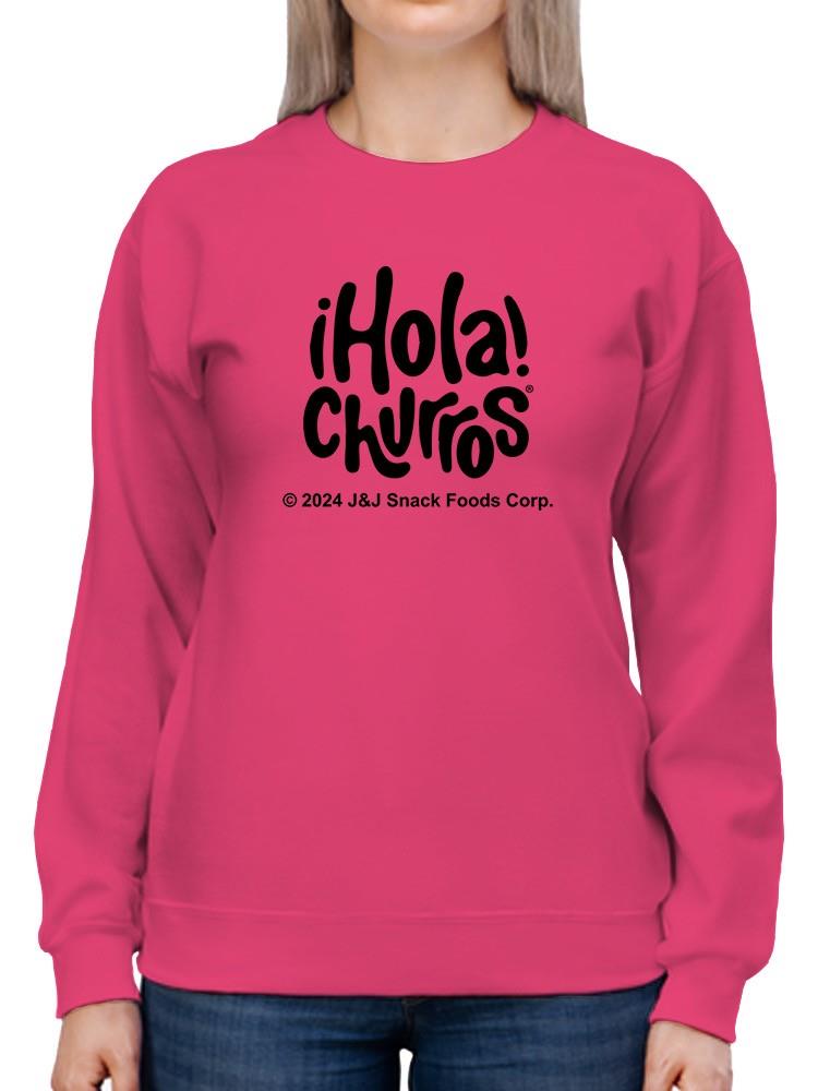 Skurriles Churro Liebhaber Design - Retro Snack-Thema Artwork Damen Sweatshirt - Bild 11 von 13