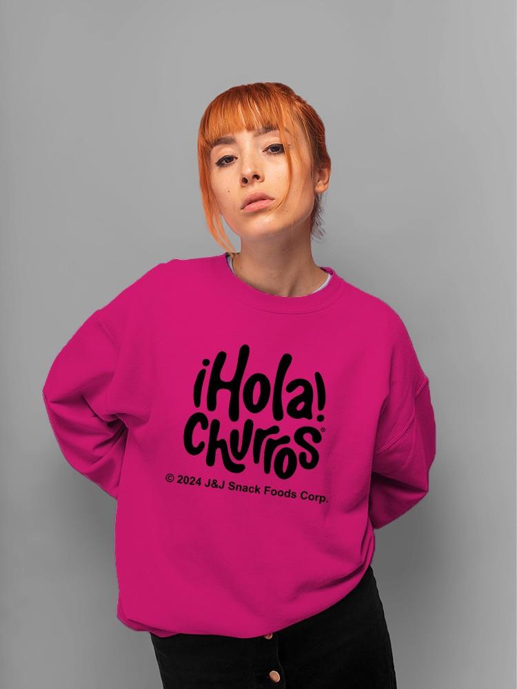 Skurriles Churro Liebhaber Design - Retro Snack-Thema Artwork Damen Sweatshirt - Bild 12 von 13