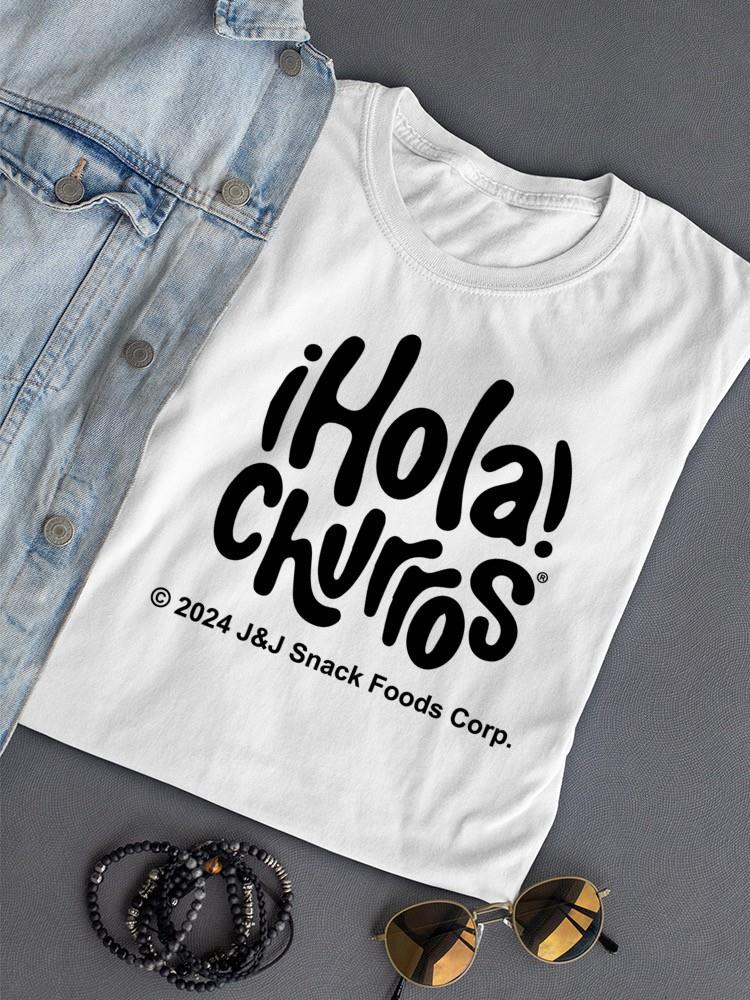 Camiseta para mujer con diseño caprichoso de amante del churro - obra de arte retro temática de bocadillos - Imagen 7 de 13
