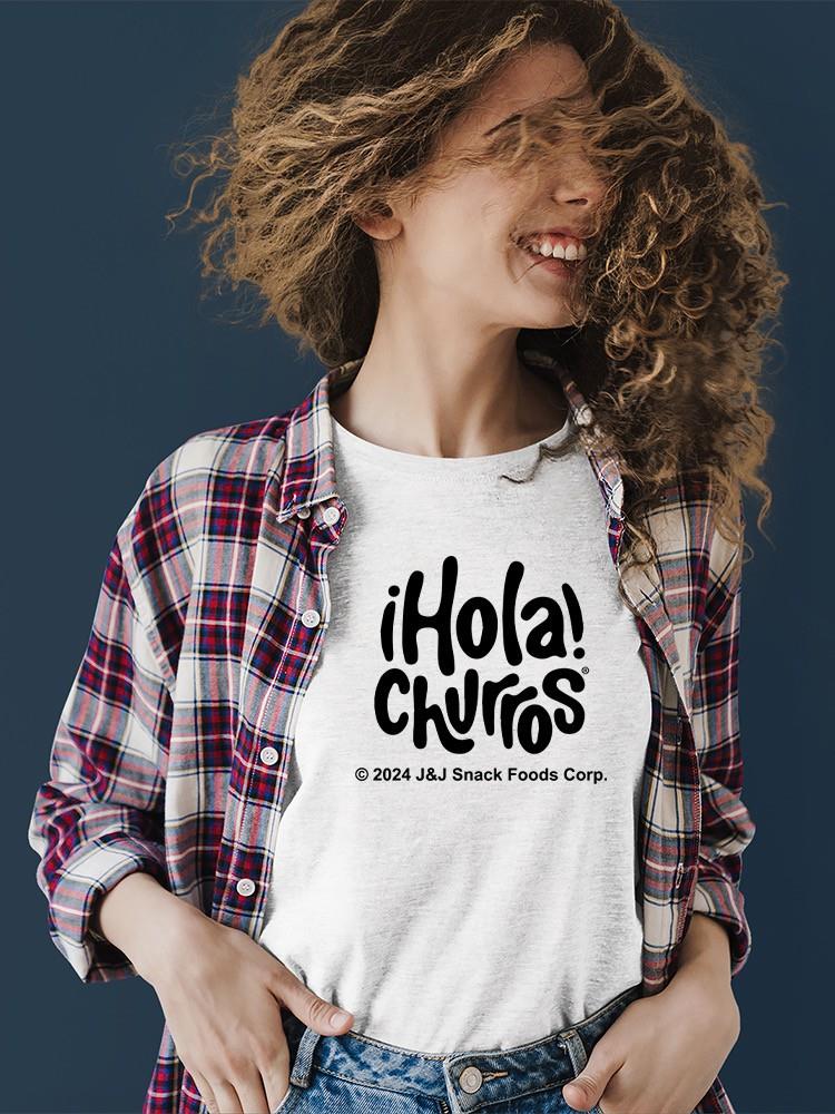 Camiseta para mujer con diseño caprichoso de amante del churro - obra de arte retro temática de bocadillos - Imagen 6 de 13