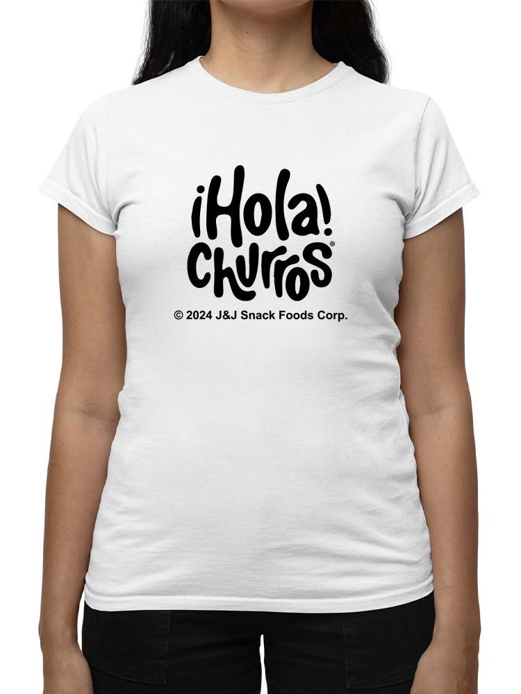Camiseta para mujer con diseño caprichoso de amante del churro - obra de arte retro temática de bocadillos - Imagen 5 de 13