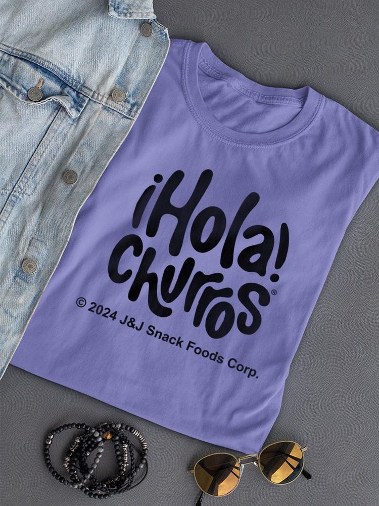 Camiseta para mujer con diseño caprichoso de amante del churro - obra de arte retro temática de bocadillos - Imagen 10 de 13