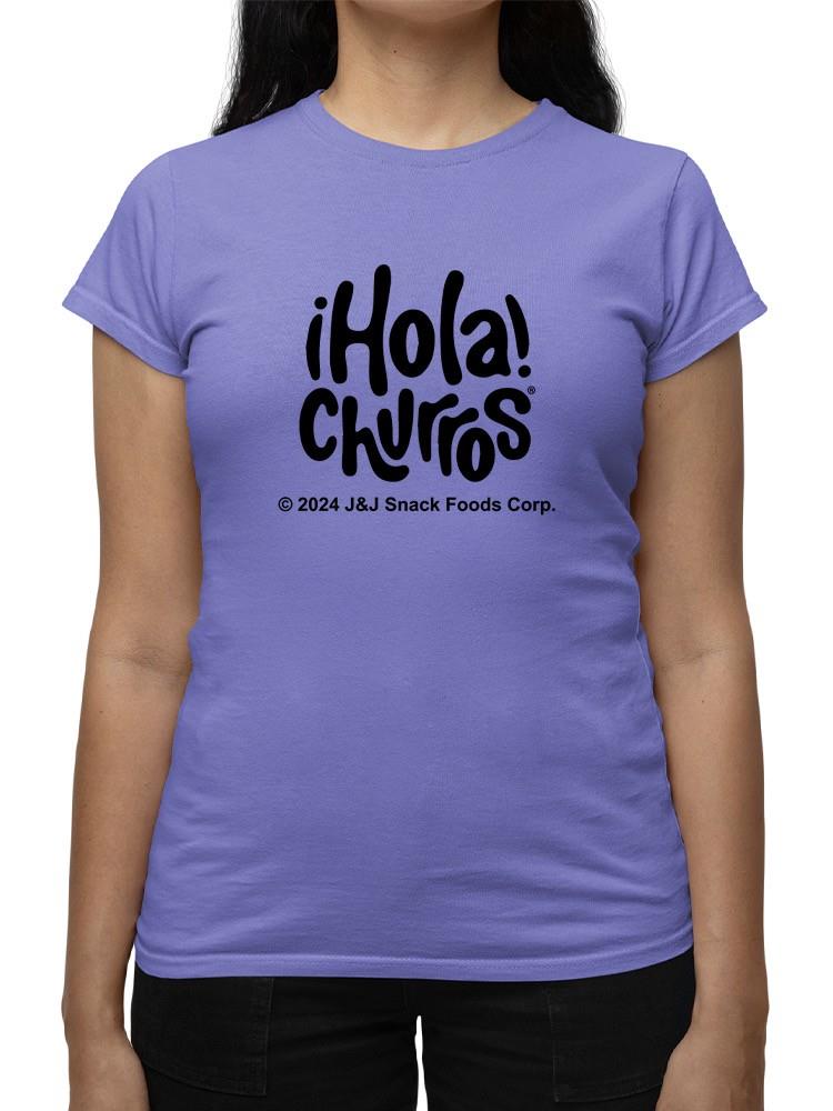 Camiseta para mujer con diseño caprichoso de amante del churro - obra de arte retro temática de bocadillos - Imagen 8 de 13