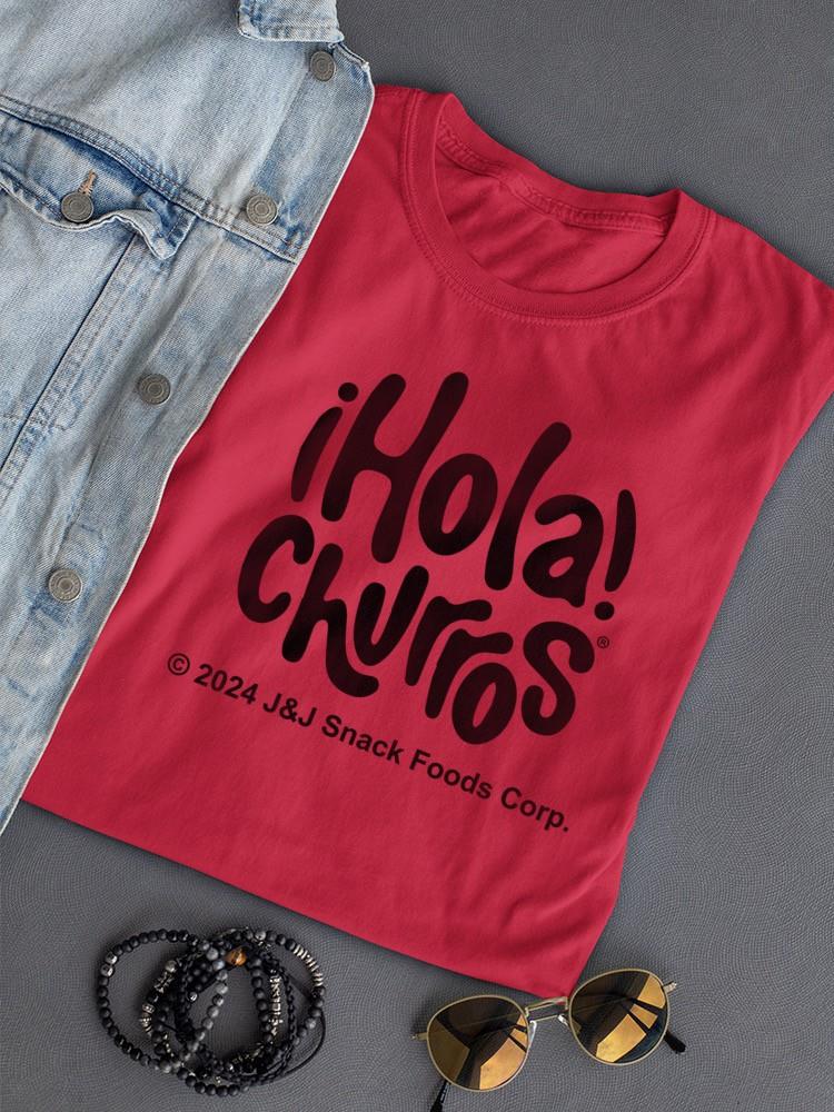 Camiseta para mujer con diseño caprichoso de amante del churro - obra de arte retro temática de bocadillos - Imagen 13 de 13