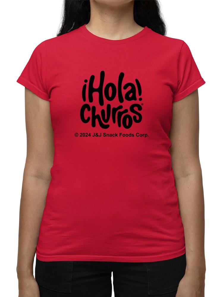 Camiseta para mujer con diseño caprichoso de amante del churro - obra de arte retro temática de bocadillos - Imagen 11 de 13