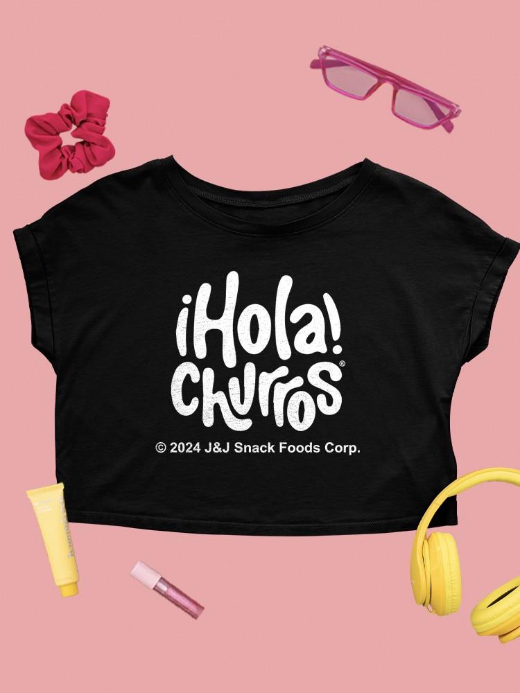 Camiseta corta para mujer con diseño caprichoso de amante de los churros - obras de arte retro temáticas de bocadillos - Imagen 7 de 13