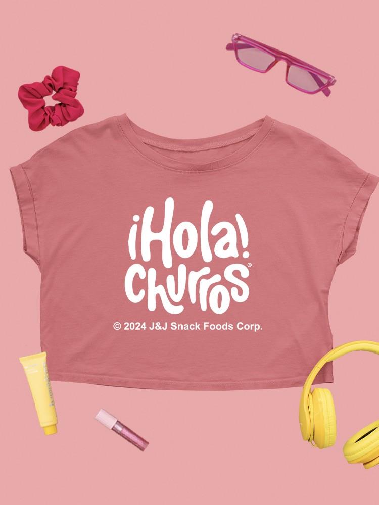Camiseta corta para mujer con diseño caprichoso de amante de los churros - obras de arte retro temáticas de bocadillos - Imagen 13 de 13
