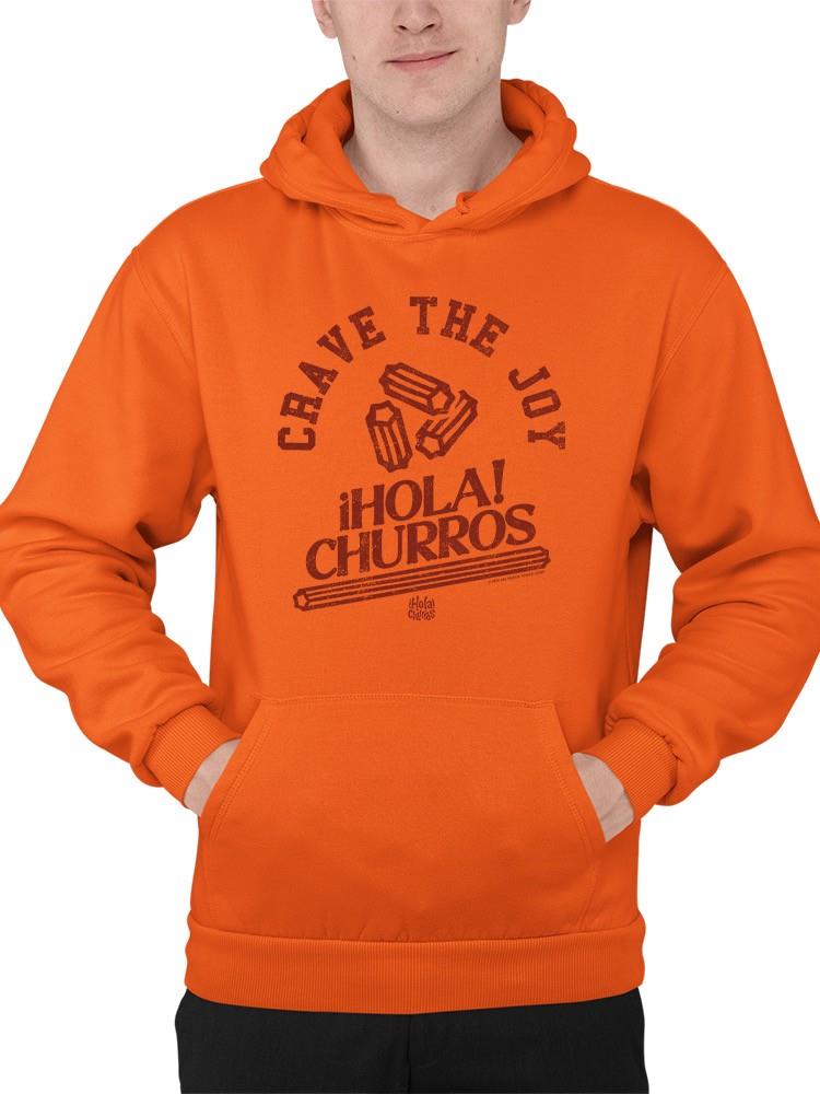 Crave The Joy Churro Art - Retro Dessert Herren Hoodie - Bild 4 von 12
