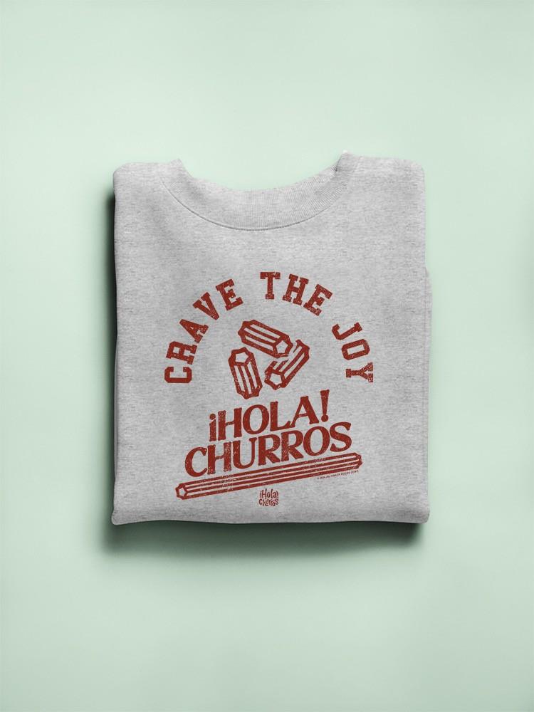 Crave The Joy Churro Art - Sudadera retro de postre para hombre - Imagen 10 de 10