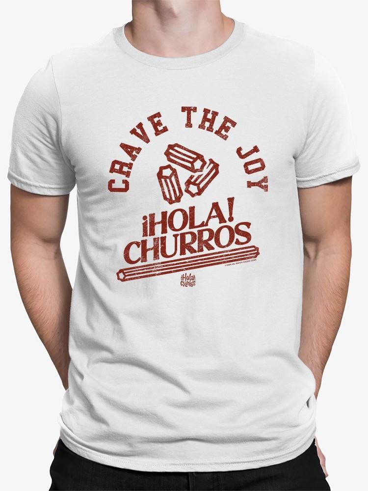 Crave The Joy Churro Art - Retro Dessert Men's T-shirt - Picture 8 of 13