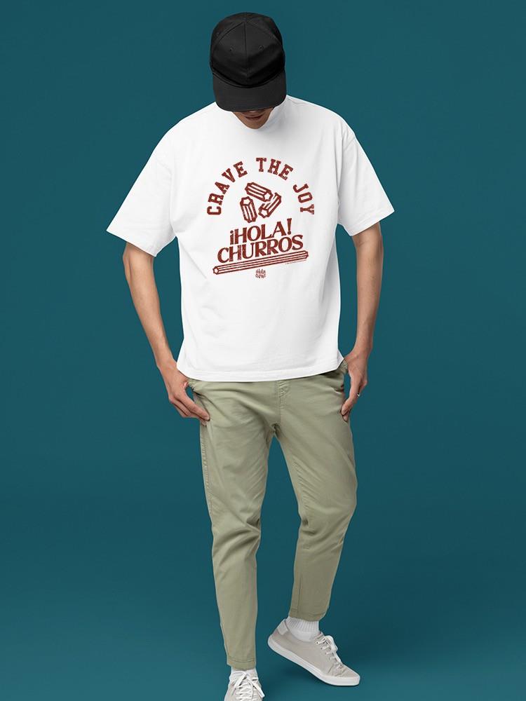Crave The Joy Churro Art - Retro Dessert Men's T-shirt - Picture 9 of 13