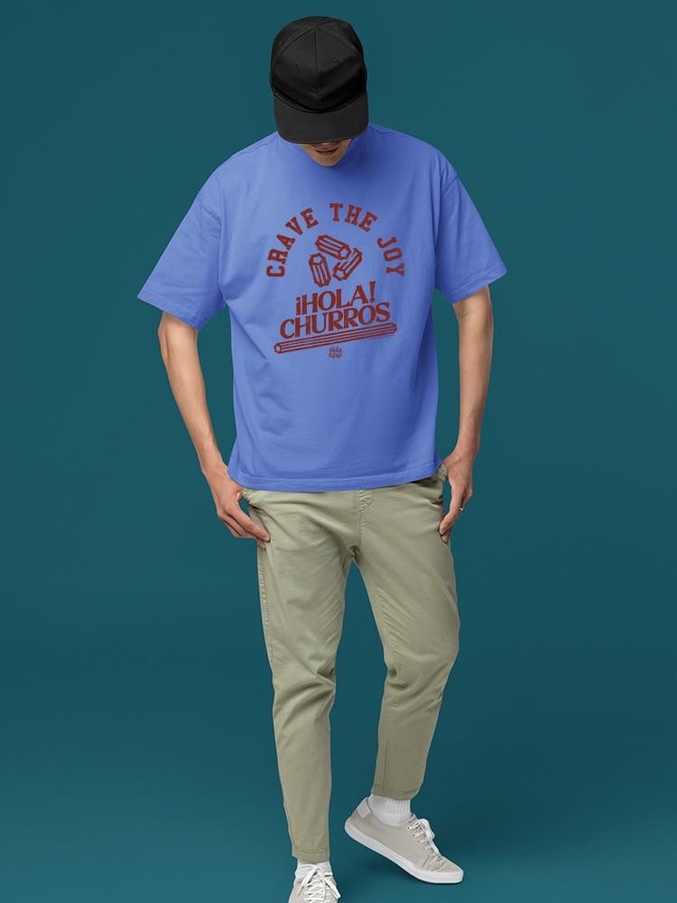 Crave The Joy Churro Art - Retro Dessert Men's T-shirt - Picture 12 of 13