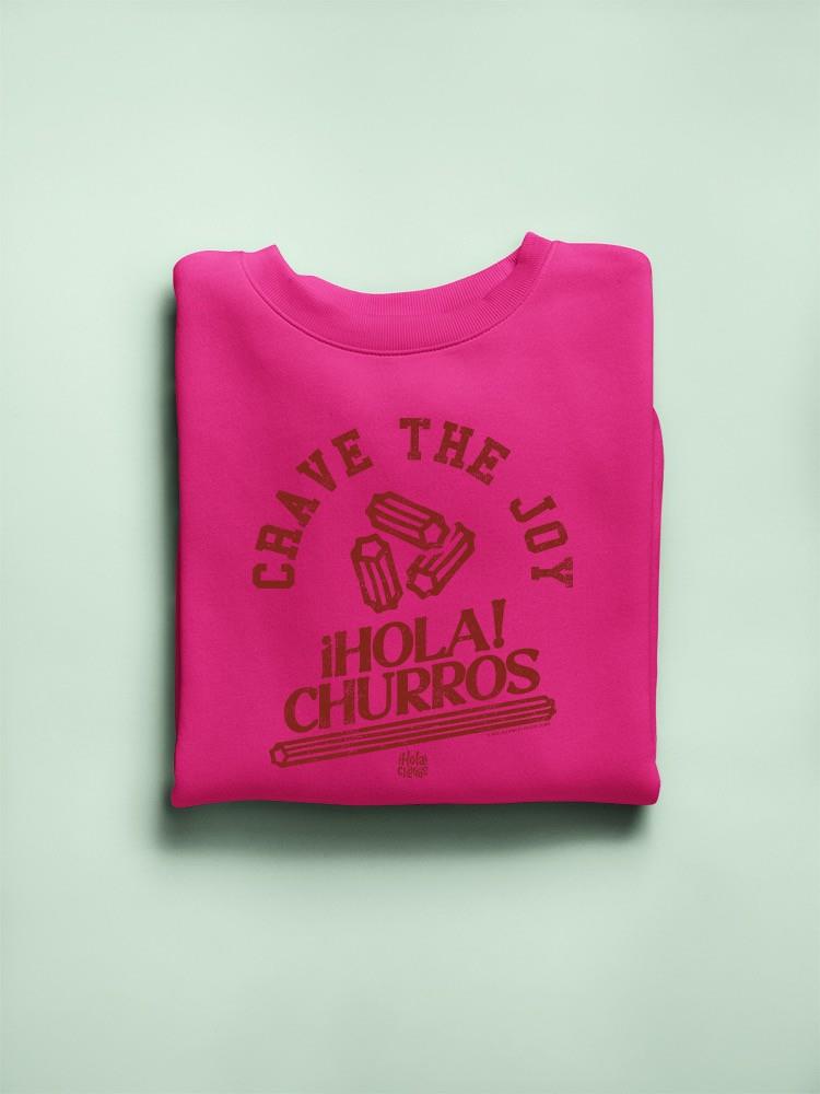 Crave The Joy Churro Art - Sudadera retro postre para mujer - Imagen 13 de 13