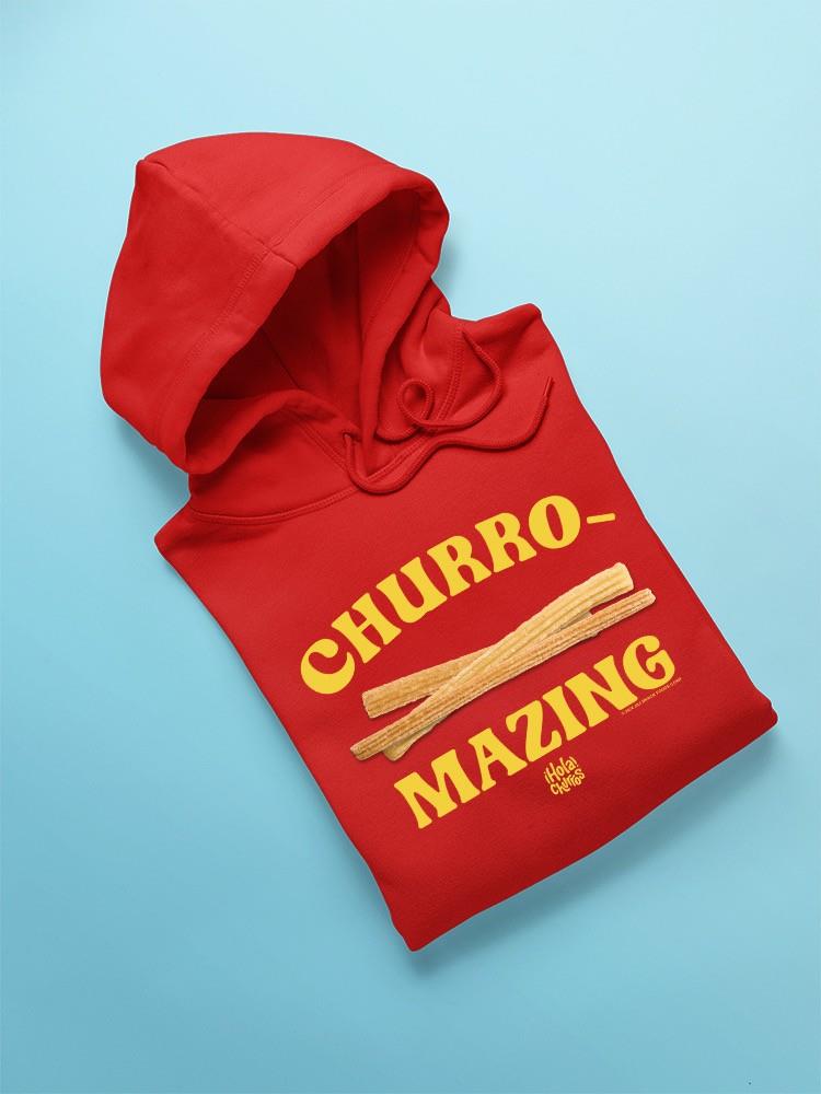 Churro-Mazing Fun Retro Foodie Design Men's Hoodie - Picture 18 of 18