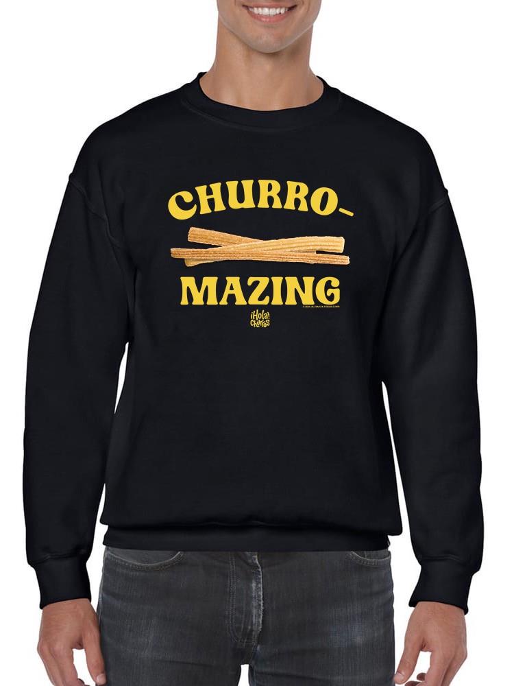 Churro-Mazing Divertido Retro Diseño Foodie Sudadera Para Hombre - Imagen 5 de 13