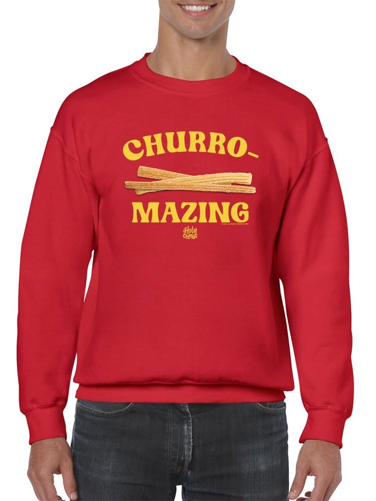 Churro-Mazing Divertido Retro Diseño Foodie Sudadera Para Hombre - Imagen 8 de 13