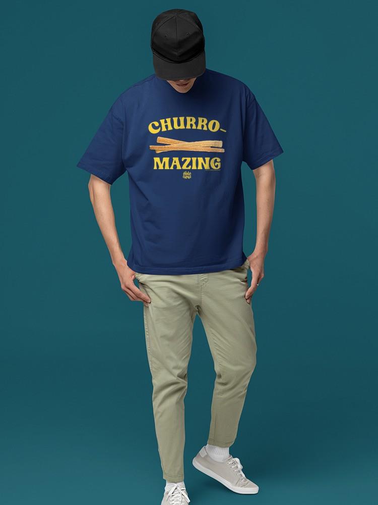 Churro-Mazing Fun Re Tro Foodie Design Men's T-shirt - Picture 9 of 19