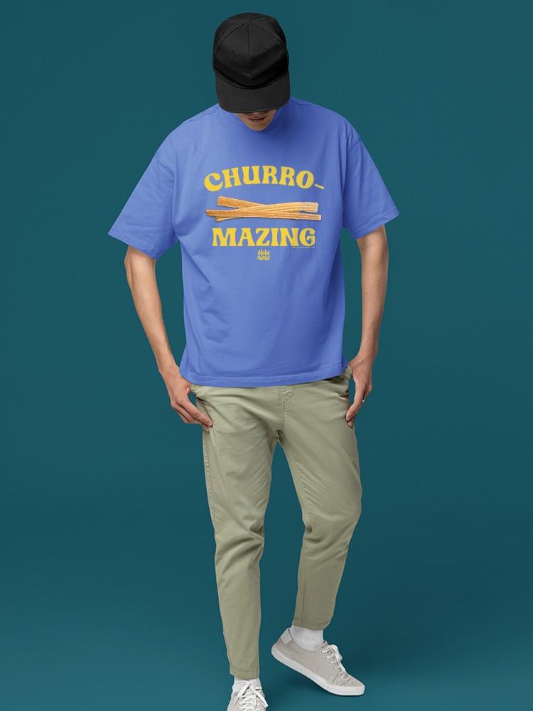Churro-Mazing Fun Re Tro Foodie Design Men's T-shirt - Picture 12 of 19