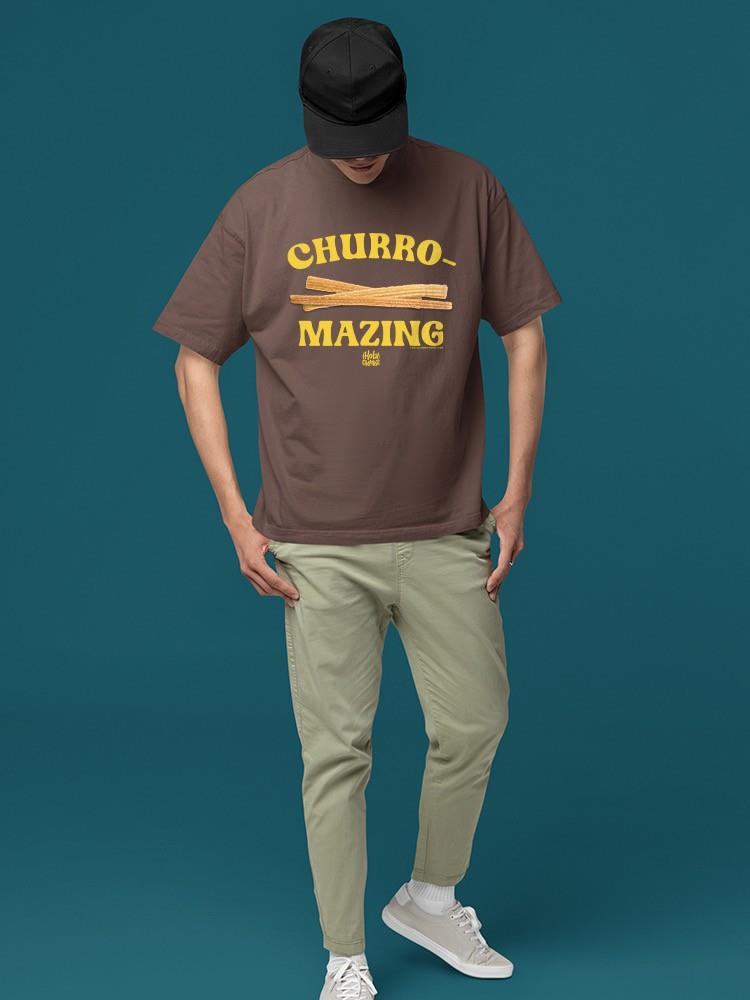 Churro-Mazing Fun Re Tro Foodie Design Men's T-shirt - Picture 18 of 19