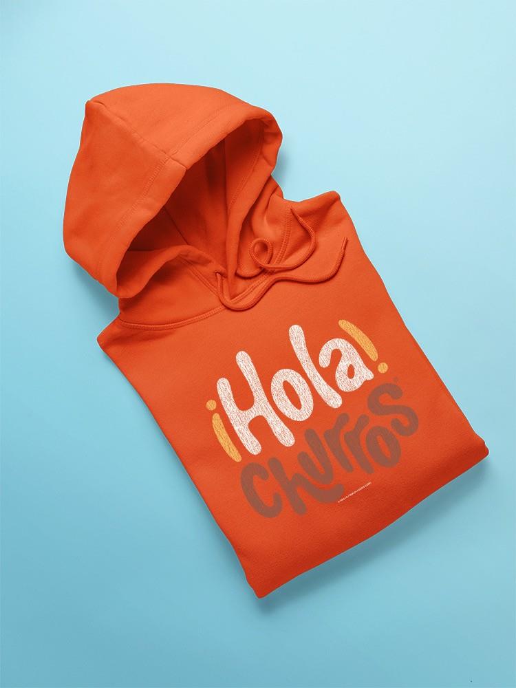 Hola Churros - Sudadera con capucha para hombre con estampado artístico de postre audaz y juguetón - Imagen 15 de 15