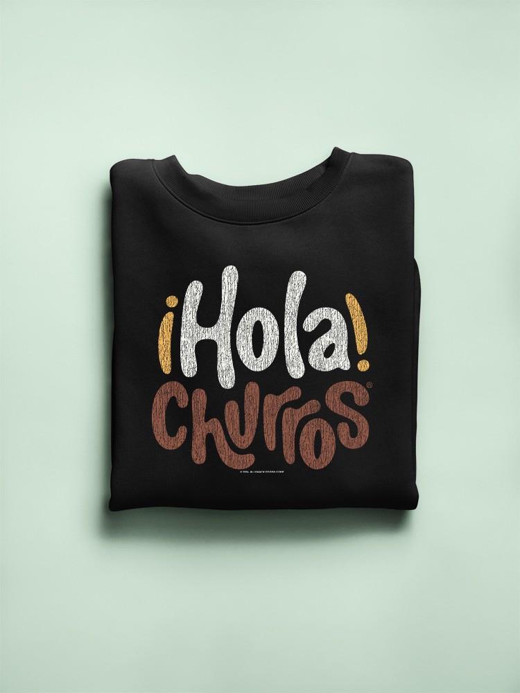 Hola Churros - Sudadera para mujer con estampado artístico de postre audaz y juguetona - Imagen 7 de 10