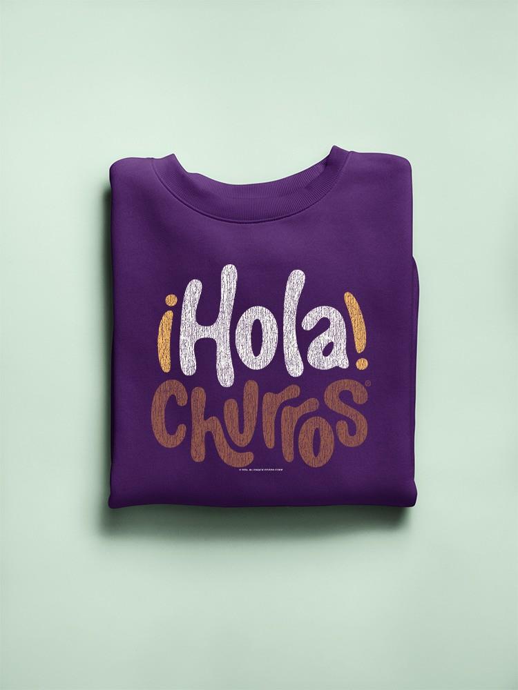 Hola Churros - Sudadera para mujer con estampado artístico de postre audaz y juguetona - Imagen 10 de 10